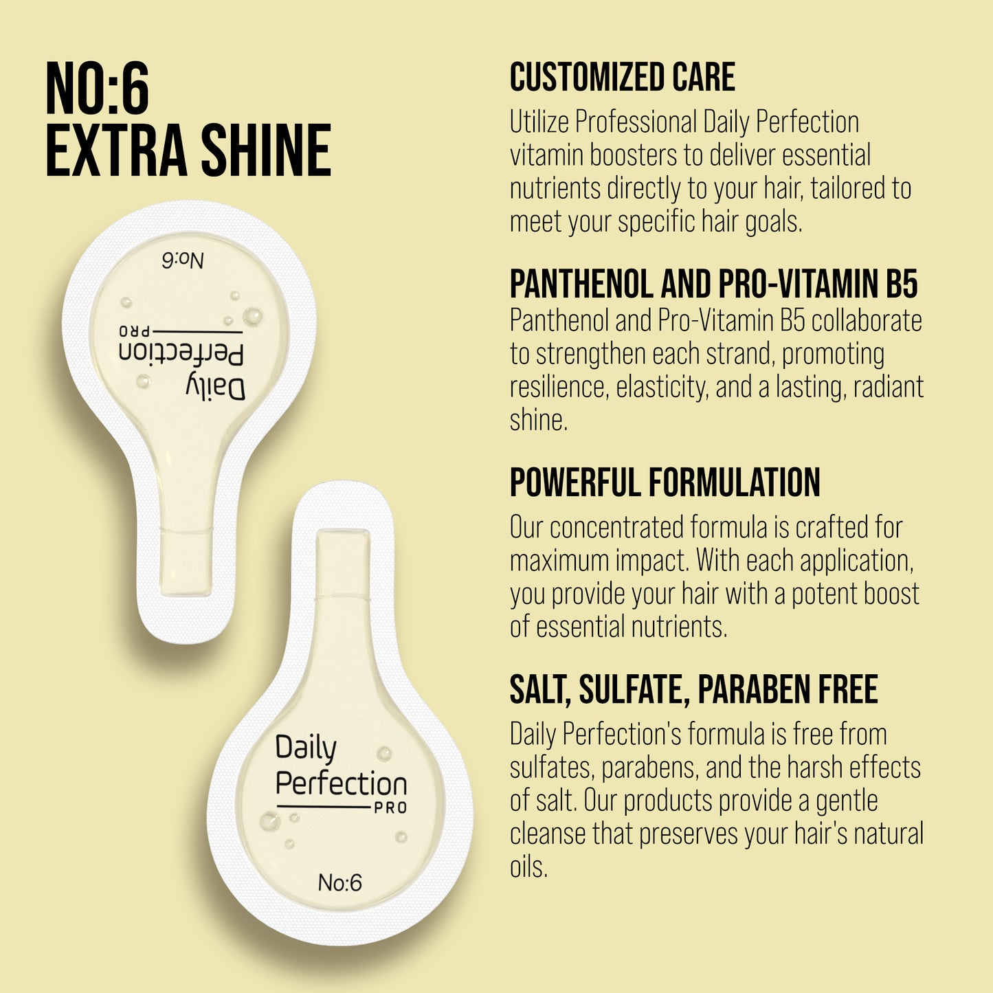 Extra Shine Vitamin Booster with Panthenol & Pro-Vitamin B5